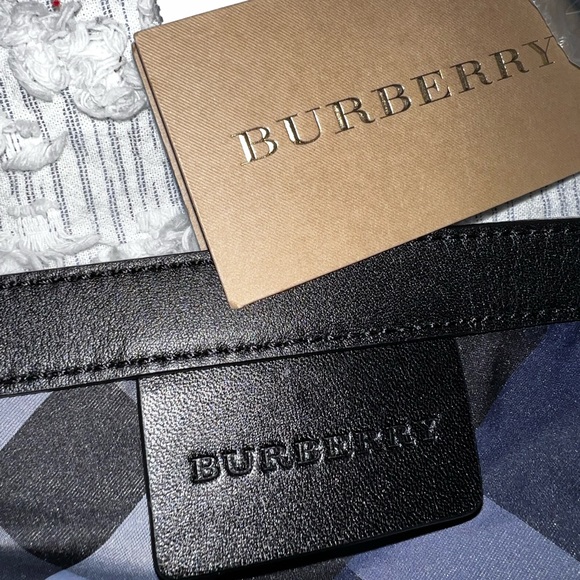 Nylon Check Small Buckleigh Packable Tote Navy Blue - Picture 4 of 5